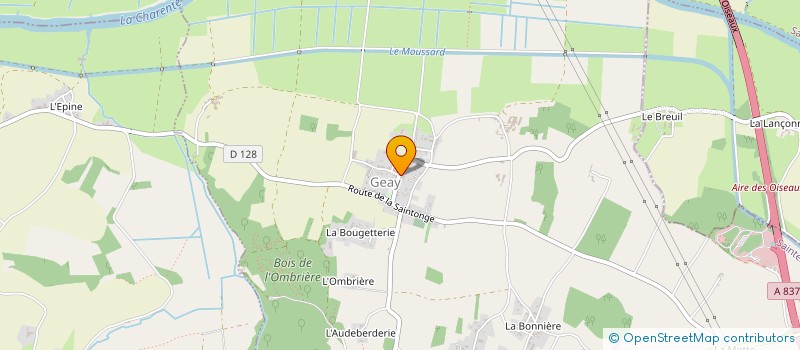 localisation de l'entreprise CLUB GYMNASTIQUE VOLONTAIRE DE GEAY  GEAY