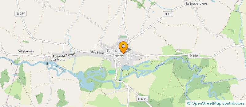 localisation de l'entreprise CLUB GYMNASTIQUE VOLONTAIRE DE PALLUAU à PALLUAU-SUR-INDRE
