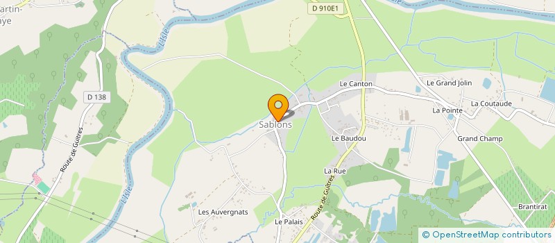 localisation de l'entreprise CLUB GYMNASTIQUE VOLONTAIRE SABLONS  SABLONS