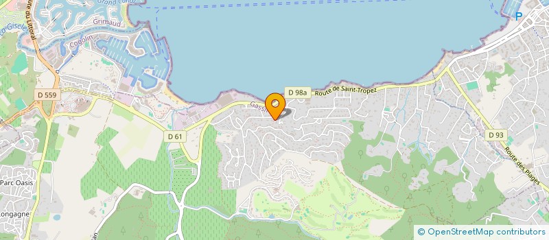 localisation de l'entreprise CLUB GYMNIQUE DU GOLFE  GASSIN