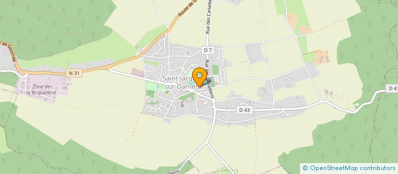 localisation de l'entreprise CLUB GYMNIQUE SAINT-JACQUAIS  SAINT-JACQUES-SUR-DARNETAL