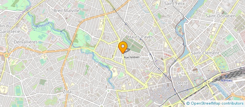 localisation de l'entreprise CLUB GYMNIQUE SPORTIF LOQUIDY à NANTES