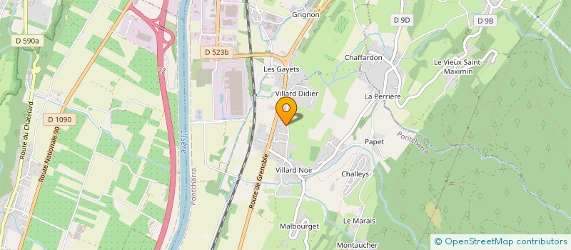 localisation de l'entreprise CLUB HALTEROPHILIE à PONTCHARRA