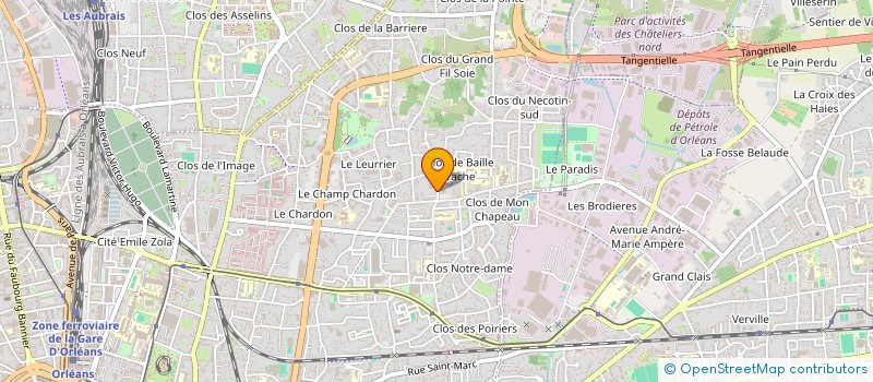 localisation de l'entreprise CLUB HANDISPORT ADAPTE DE LA METROPOLE ORLEANAISE à ORLEANS