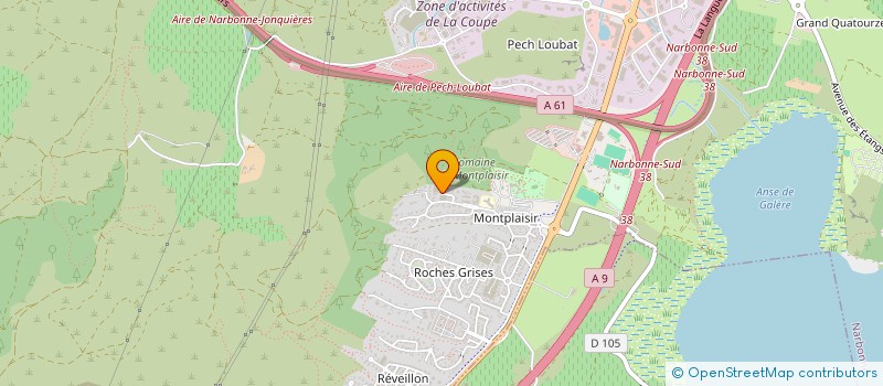 localisation de l'entreprise CLUB HANDISPORTS NARBONNAIS  NARBONNE