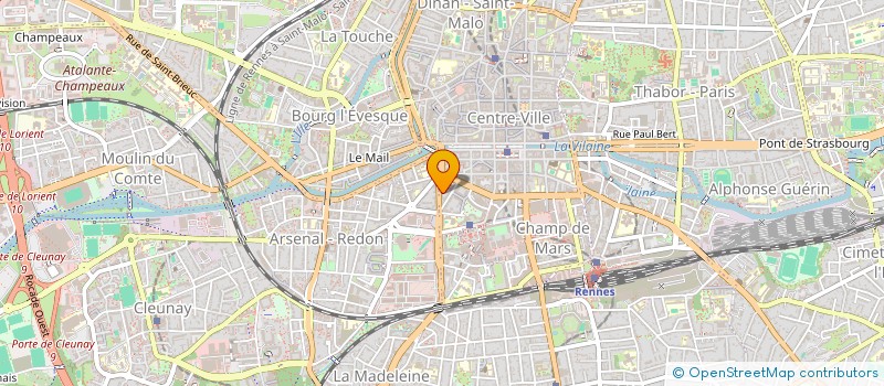 localisation de l'entreprise CLUB HAUT DE BILAN à RENNES