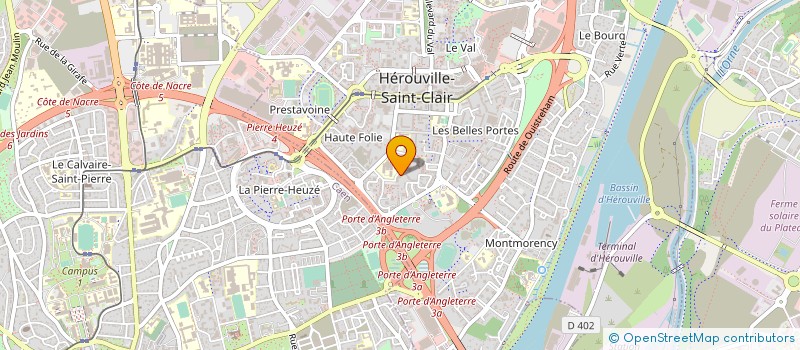 localisation de l'entreprise CLUB HEROUVILLAIS AQUARIOPHILIE à HEROUVILLE-SAINT-CLAIR