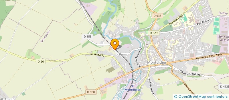 localisation de l'entreprise CLUB HIPPIQUE 3 DOMS à MONTDIDIER