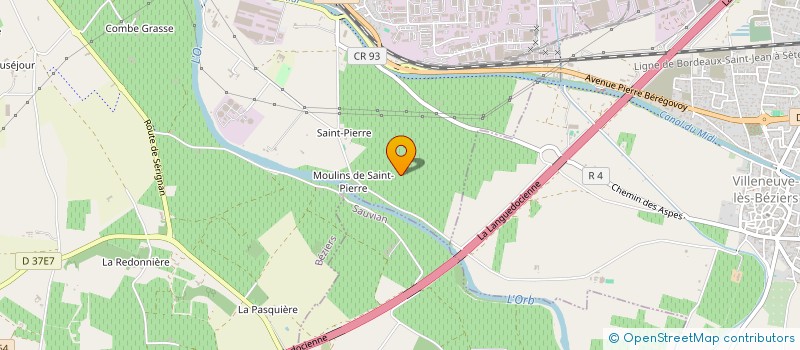 localisation de l'entreprise CLUB HIPPIQUE BEZIERS CHEVAL COMPAGNIE à BEZIERS