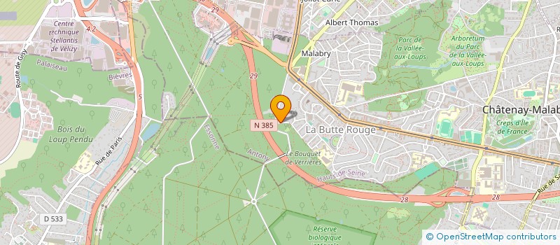 localisation de l'entreprise CLUB HIPPIQUE DE LA RTE DE ST LEU à CHATENAY-MALABRY