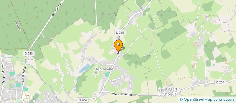 localisation de l'entreprise CLUB HIPPIQUE DE MENNEVILLE à MENNEVILLE