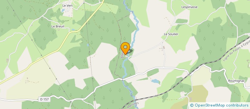 localisation de l'entreprise CLUB HIPPIQUE DU MOULIN DE PRAT  ALLEYRAT