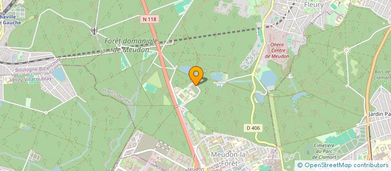 localisation de l'entreprise CLUB HIPPIQUE ETANGS DE MEUDON à MEUDON