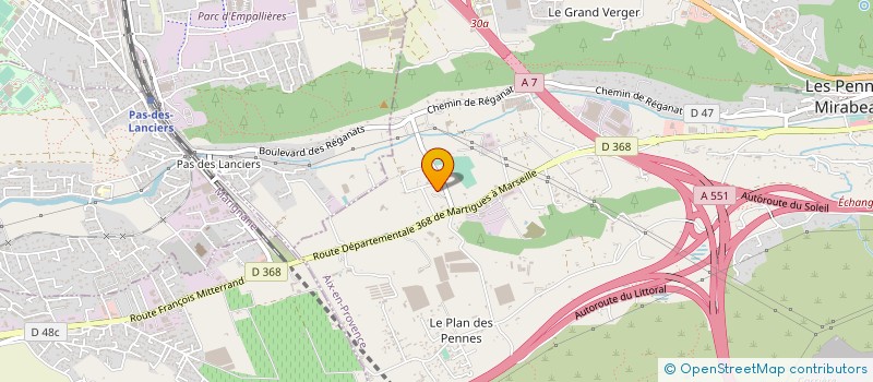 localisation de l'entreprise CLUB HIPPIQUE LA MAGDELEINE à LES PENNES-MIRABEAU