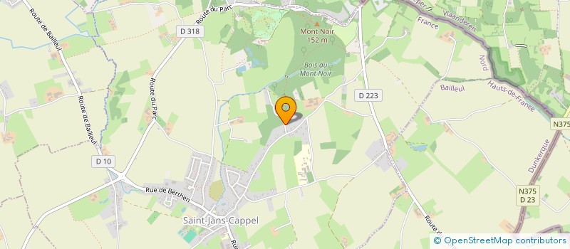 localisation de l'entreprise CLUB HISTOIRE LOCALE SAINT JANS CAPPEL  SAINT-JANS-CAPPEL