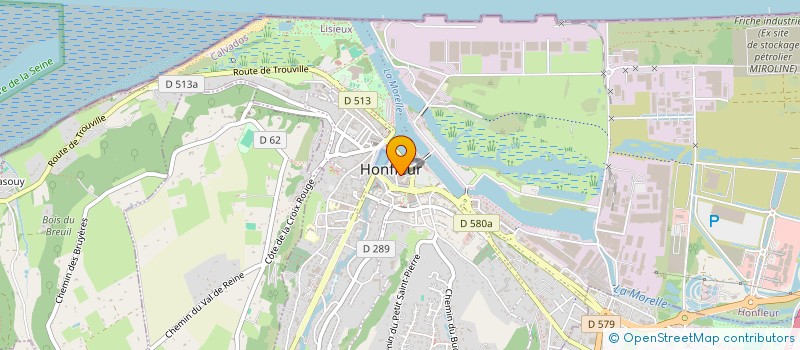 localisation de l'entreprise CLUB HONFLEURAIS DE TENNIS DE TABLE  EQUEMAUVILLE