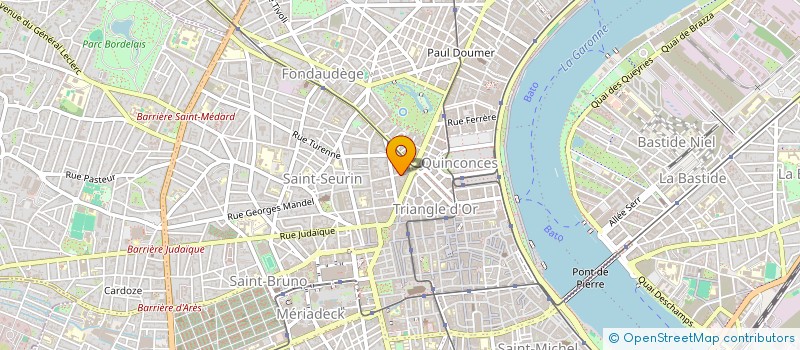 localisation de l'entreprise CLUB HOTELIER BORDEAUX METROPOLE  BORDEAUX