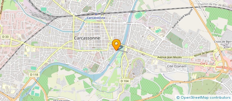 localisation de l'entreprise CLUB HOTELIER DU CARCASSONNAIS à CARCASSONNE