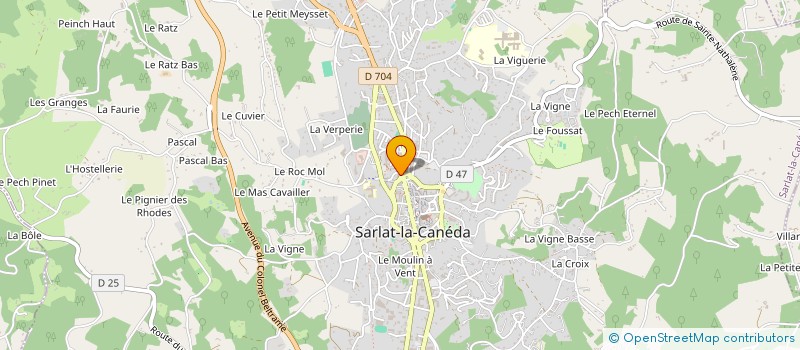 localisation de l'entreprise CLUB HOTELIER PAYS SARLAT PERIGORD à SARLAT-LA-CANEDA