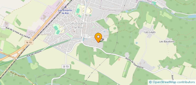 localisation de l'entreprise CLUB I-BE  LES ESSARTS-LE-ROI