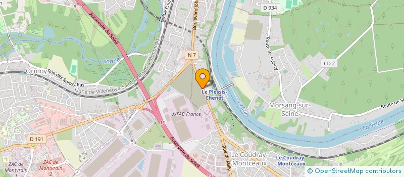 localisation de l'entreprise CLUB IBM FRANCE FILIALE ESSONN à CORBEIL-ESSONNES