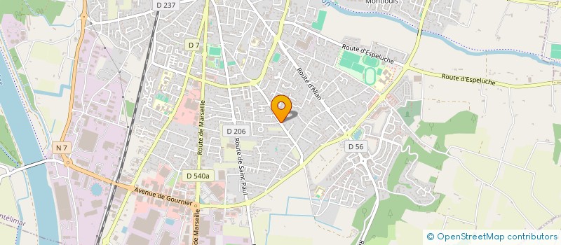 localisation de l'entreprise CLUB IDI à MONTELIMAR