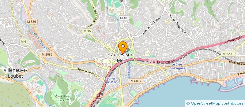 localisation de l'entreprise CLUB IMAGES ET EXPRESSIONS CAGNES-SUR-MER  CAGNES-SUR-MER