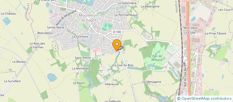localisation de l'entreprise CLUB IMMERSYON 85 à ROCHE SUR YON (LA)
