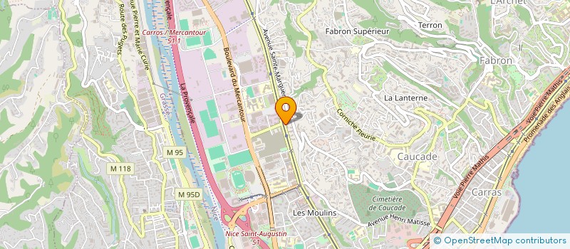 localisation de l'entreprise CLUB IMMO 2 à NICE