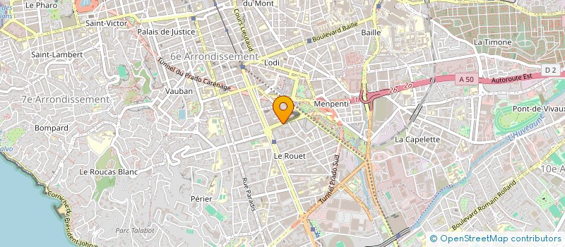 localisation de l'entreprise CLUB IMMO GRAND SUD-EST à MARSEILLE