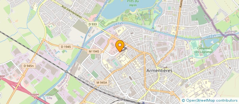 localisation de l'entreprise CLUB-IMPORT à ARMENTIERES