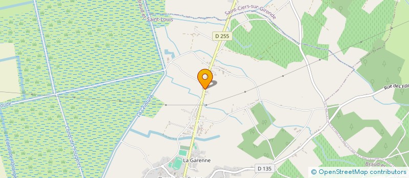 localisation de l'entreprise CLUB INDUSTRIE HAUTE GIRONDE (LE CLUB)  BRAUD-ET-SAINT-LOUIS