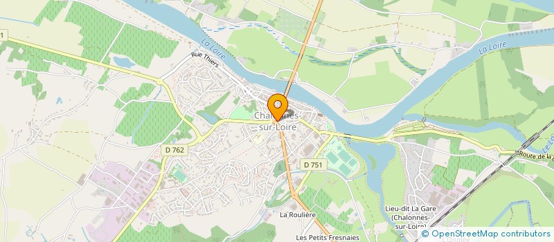 localisation de l'entreprise CLUB INFONET CHALONNES  CHALONNES-SUR-LOIRE