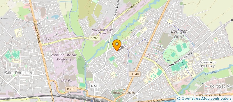 localisation de l'entreprise CLUB INFORMATIQUE DE VIERZON  BOURGES