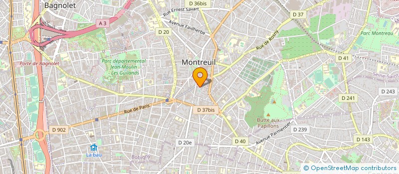 localisation de l'entreprise CLUB INFORMATIQUE MONTREUILLOIS à MONTREUIL