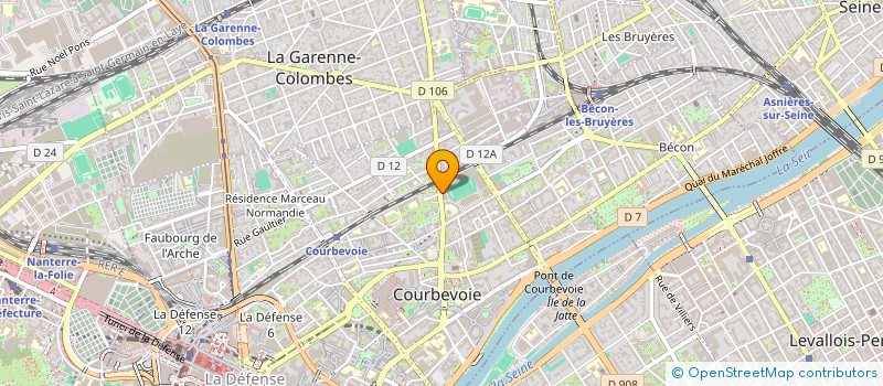localisation de l'entreprise CLUB INFORMATIQUE REGIONAL DE COURBEVOIE à COURBEVOIE