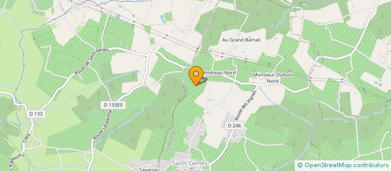 localisation de l'entreprise CLUB INFORMATIQUE ST GENES DE FRONSAC  SAINT-GENES-DE-FRONSAC