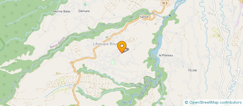 localisation de l'entreprise CLUB INITIATIVE ET SOLIDARITE à L'AJOUPA-BOUILLON