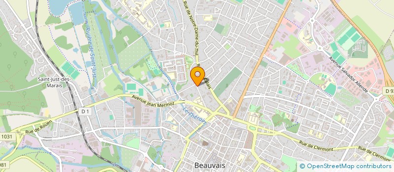 localisation de l'entreprise CLUB INNER WHEEL  BEAUVAIS