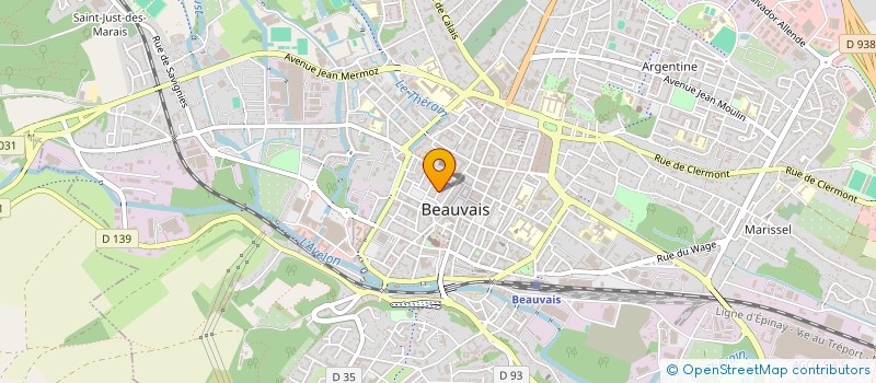 localisation de l'entreprise CLUB INNER WHEEL DE BEAUVAIS  BEAUVAIS