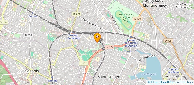 localisation de l'entreprise CLUB INTERCOMMUNAL DE PLONGEE à EAUBONNE