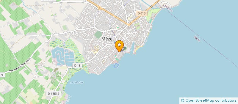 localisation de l'entreprise CLUB INTERNAT REGATES AVIRON MEZE à MEZE