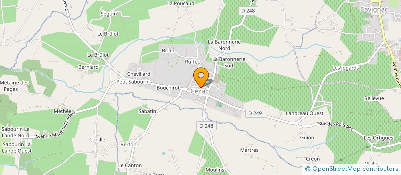 localisation de l'entreprise CLUB INTERNATIONAL AMIS VIN GASTRONOMIE à CEZAC
