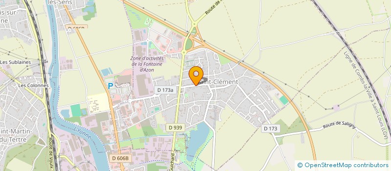 localisation de l'entreprise CLUB INTERVENTION RADIO ASSIST SECURI 89 à SAINT-CLEMENT