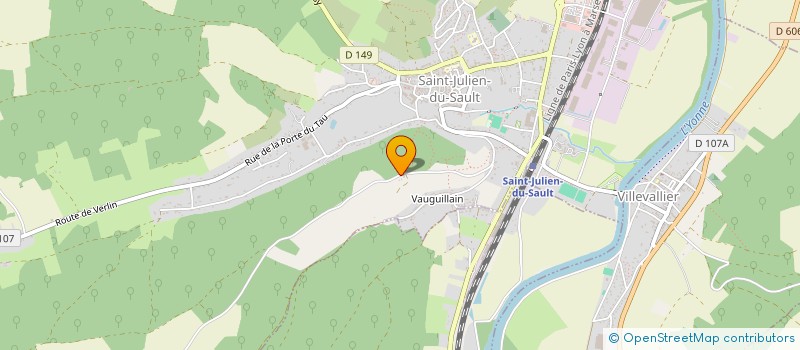 localisation de l'entreprise CLUB INTERVENTION RADIO ASSISTANCE SIGNALISATION  SAINT-JULIEN-DU-SAULT