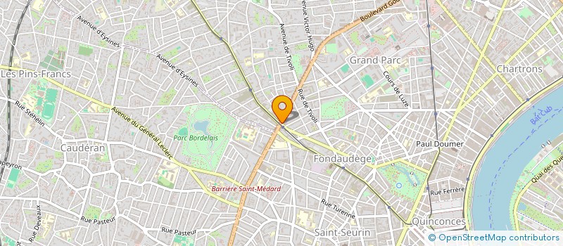 localisation de l'entreprise CLUB INVEST GESTION ALT ET LOC EPARGNE à BORDEAUX