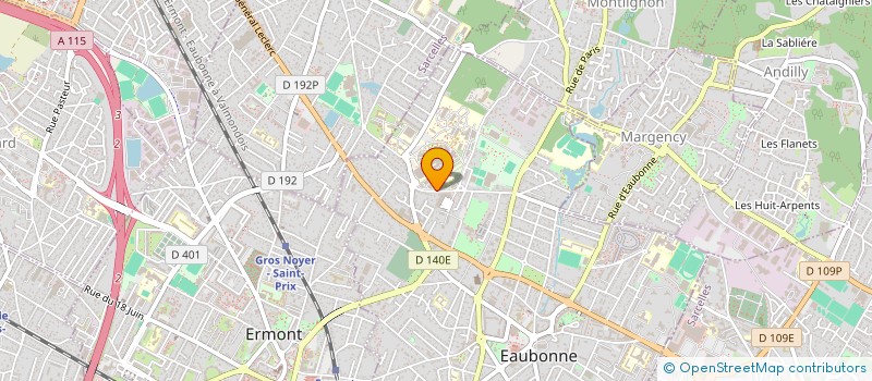 localisation de l'entreprise CLUB ISAMBERT ASS ANC CHEF ORL à EAUBONNE