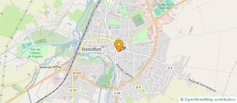 localisation de l'entreprise CLUB ISSOUDUN DANSE SPORTIVE à ISSOUDUN