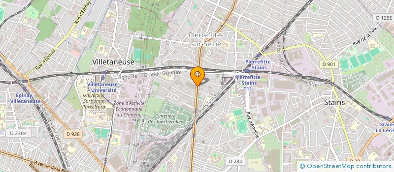 localisation de l'entreprise CLUB JAWHARA à PIERREFITTE-SUR-SEINE