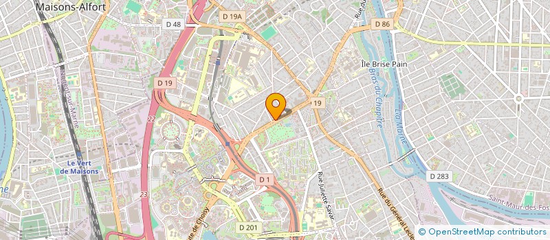 localisation de l'entreprise CLUB JDR  CRETEIL